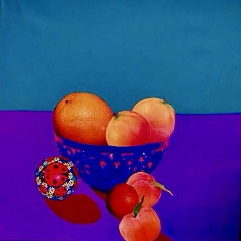 Fruit Bowl (Fake Peach)