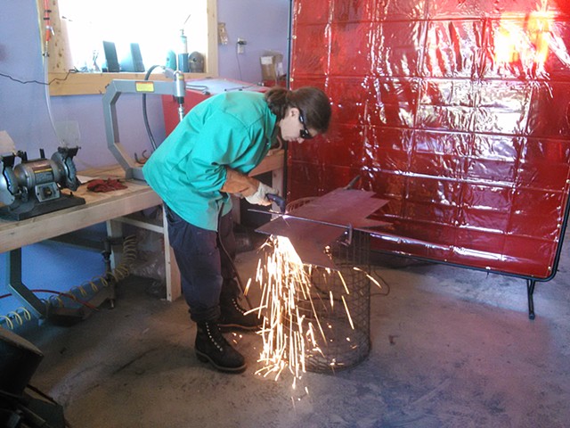 Welding for Women Class, May 2014