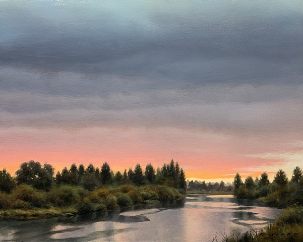 River at Twilight (sold)