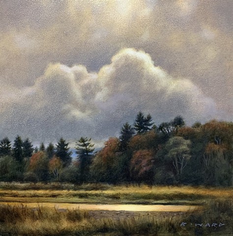 Autumn River Light, Study (sold)