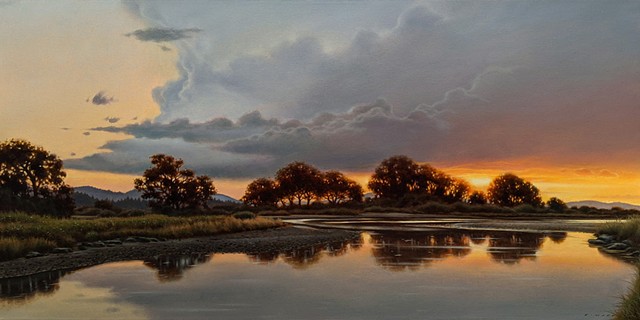 Sunrise on the River (sold)