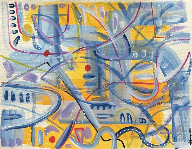 Abstract aquarium