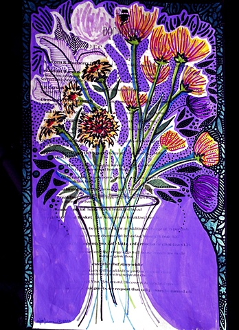  vase with flowers