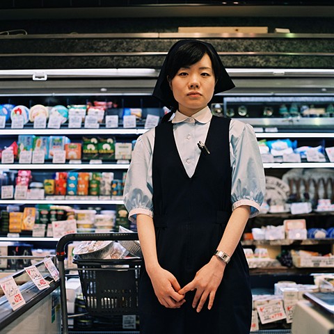 Supermarket Attendant, Roppongi Hills, Tokyo 2005