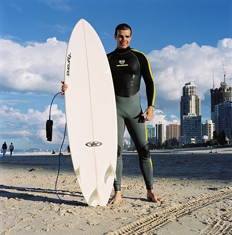 Canadian Surfer, Gold Coast, Australia.