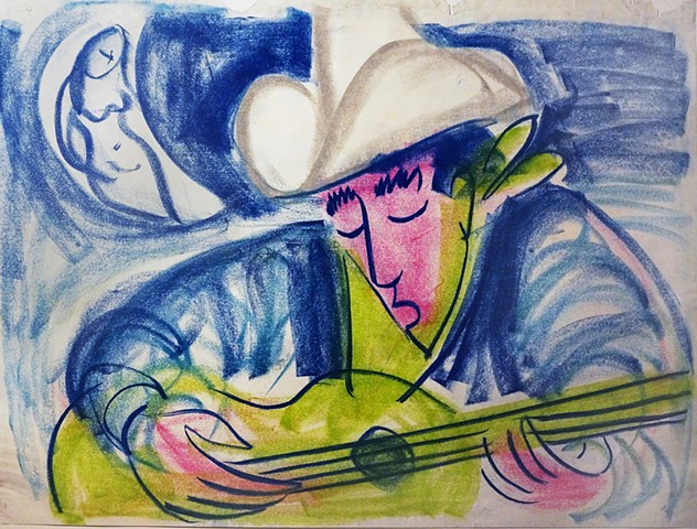 Untitled (Cowboy w/ Guitar)