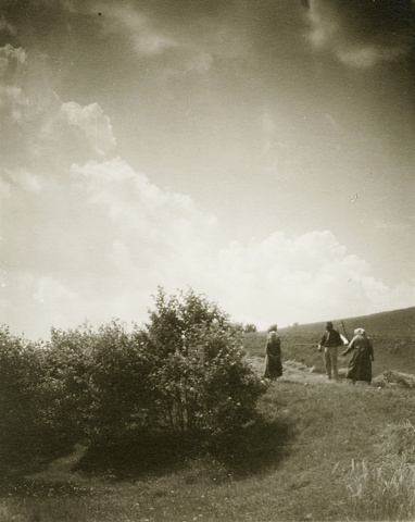 Untitled (three people in a field)