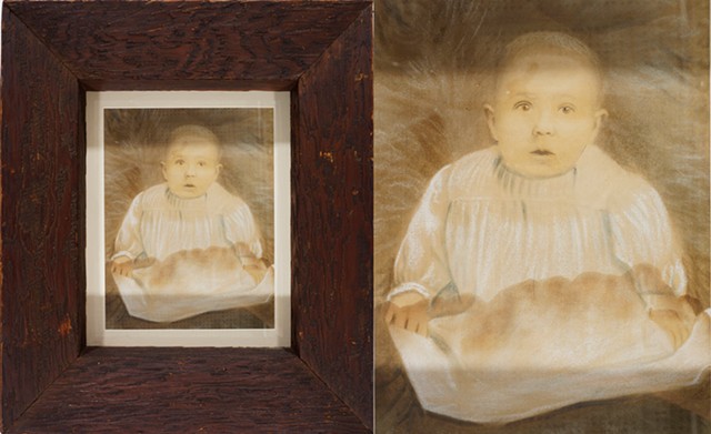 *PHOTOGRAPHER UNKNOWN* Untitled (portrait of baby)  N.D. c. 1900