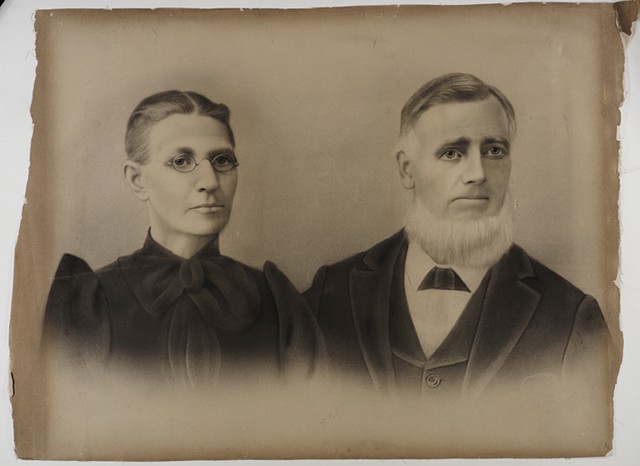 ARTIST UNKNOWN Untitled (Couple, man with beard)  N.D. c. 1890