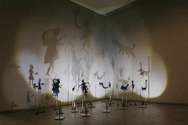 Shadow installation at TarraWarra