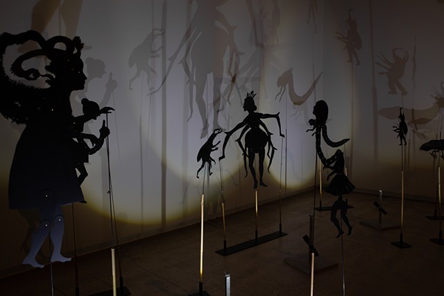 Shadow installation at TarraWarra