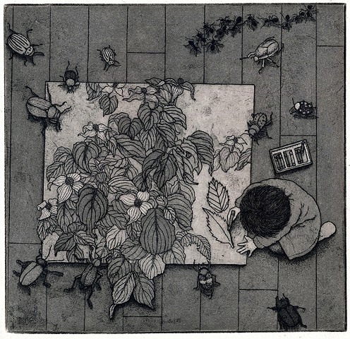 Etching and aquatint