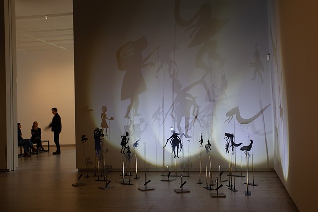 Shadow installation at TarraWarra