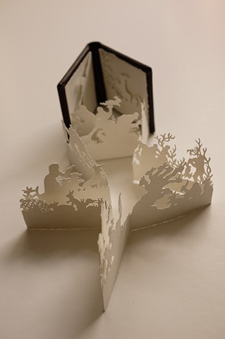 Miniature artist book rabbit