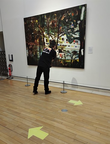 David Looking at Painting in the National Gallery