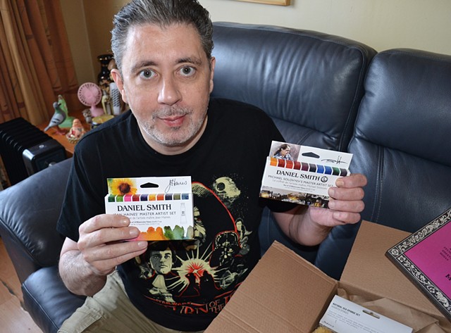 David Unboxing His New Daniel Smith Watercolours No. 6