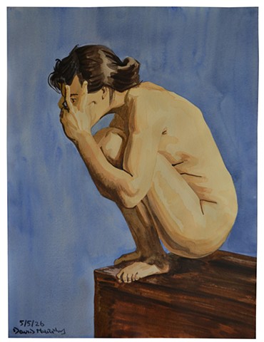 Anguished Female Nude