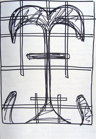 Abstract Study No. 8, Notebook No. 1, 1995, david brendan murphy, cypher, the panic artist