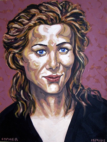 Female Portrait, 2002, david brendan murphy, cypher, the panic artist
