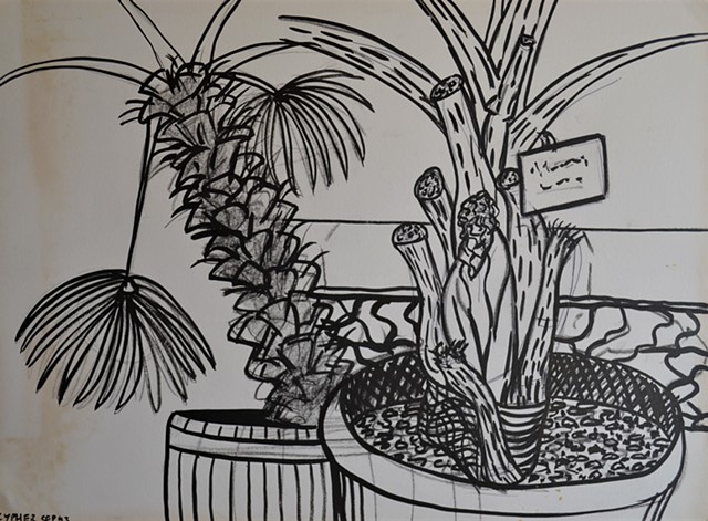 Plants In The Botanical Gardens No. 2, 1993, david brendan murphy, cypher, the panic artist