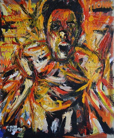 expressionism, neo-expressionism, male nude, male nude self-portrait, confessional art, shock art, shocking art, contemporary art, contemporary painting, curator, art collector, visual art, art journal, art lover, kunst