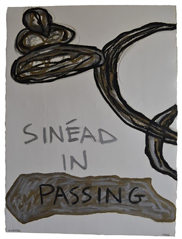 Sinead In Passing, reasonable priced art, value art, David Murphy, Cypher, The Panic Artist