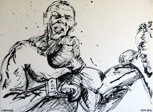 oxing, combat, fighter, drawing, work on paper, expressive, contemporary art, fine art, curator, art collector, visual art, art lover, kunst
