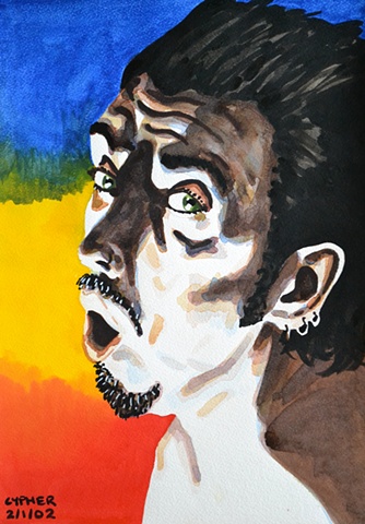 Surprised Self-Portrait, 2002, david brendan murphy, cypher, the panic artist