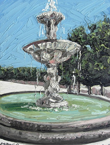 Fountain In Parque Del Reterio Madrid No. 1