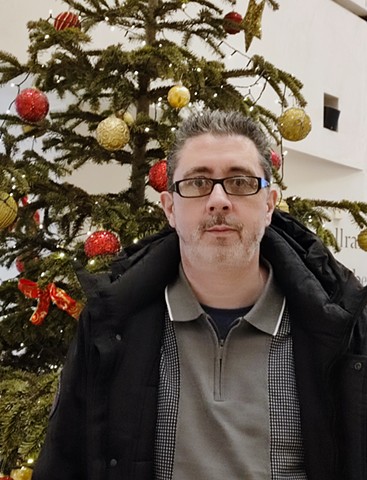 David in Front of Christmas Tree in The National Gallery of Ireland