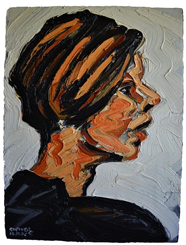 Woman In Profile, 2003, david brendan murphy, cypher, the panic artist