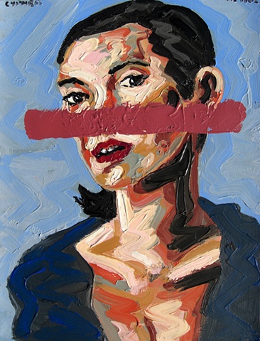 Woman Without Nose, 2002, david brendan murphy, cypher, the panic artist