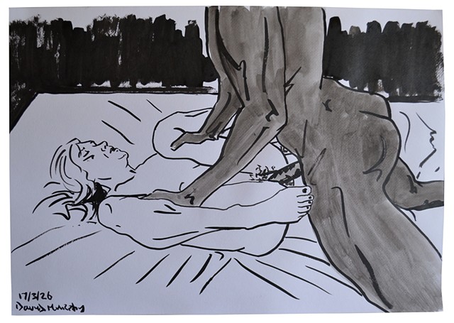 Interracial Sex Sketch