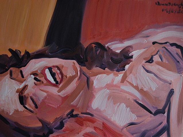 Orgasm, oil painting, david murphy, irish, ireland, painting