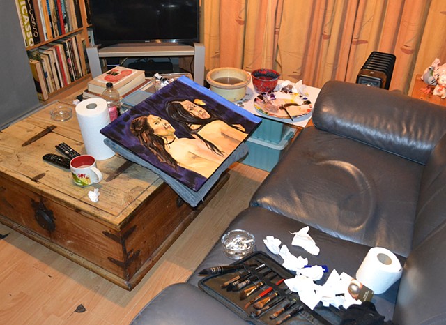 David's Erotic Watercolours in Progress No. 1