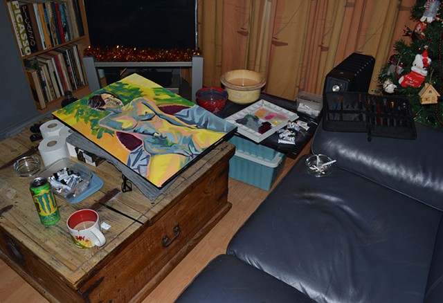 Mythic Female Nude in Progress No. 1