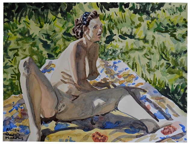 Female Nude in Sunlight No. 1