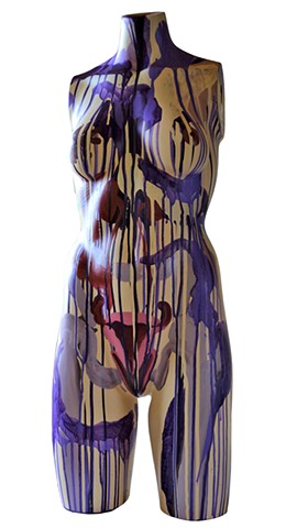 Idol No. 1, mannequin, acrylic, sculpture, David Murphy, female nude, 