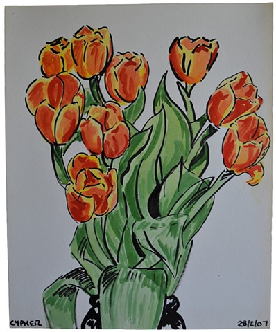 Tulips Study No. 2, david murphy