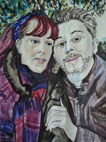 Self-Portrait with My Beloved Eileen No. 1