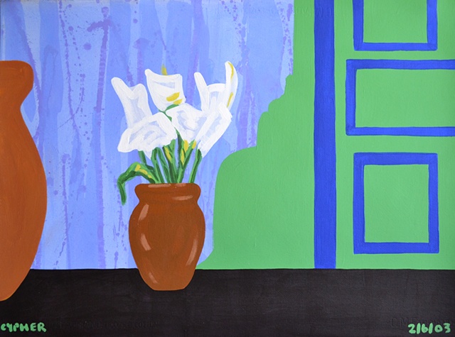 Flowers In A Vase No. 2, reasonable priced art, value art, David Murphy, Cypher, The Panic Artist