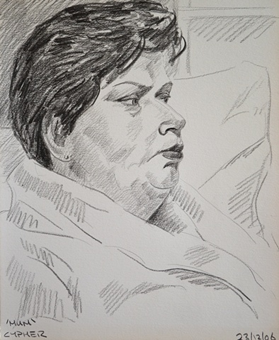 artist's mother, female, life-drawing, mother, mum, pencil, work on paper, expressive, contemporary art, fine art, curator, art collector, visual art, art lover, kunst