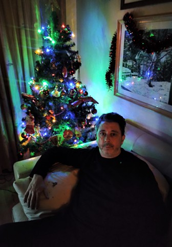 David in Front of Christmas Tree No. 4