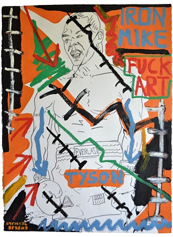 Fuck Art No. 3, Neo-Expressionism, Outsider Art, David Murphy, Cypher