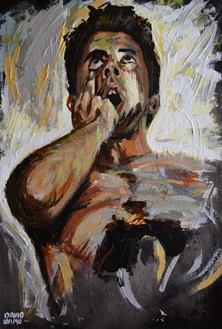 expressionism, neo-expressionism, male nude, male nude self-portrait, confessional art, shock art, shocking art, contemporary art, contemporary painting, curator, art collector, visual art, art journal, art lover, kunst