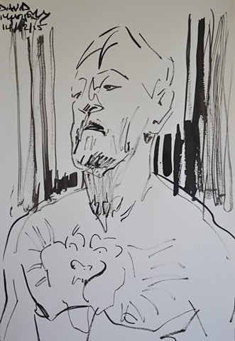 UFC, mixed-martial arts, fighting, combat, ink, drawing, realist, naturalistic, contemporary art, contemporary painting, curator, art collector, visual art, art journal, art lover, kunst