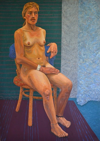 'Gretel' N.C.A.D. Seated Female Nude, 1993, david brendan murphy, cypher, the panic artist