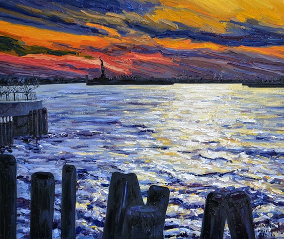 The Statue of Liberty From A Distance, david brendan murphy, cypher, the panic artist