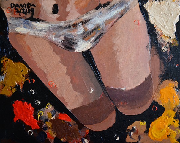 Nude As Pallet, 1989, alkyd, david murphy, ireland, young art, 