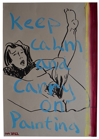 Keep Calm and Carry on Painting